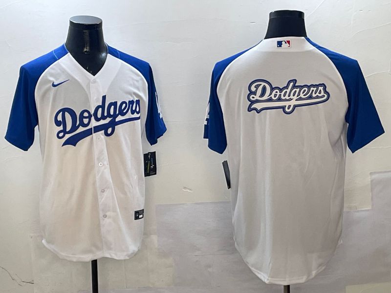 Men Los Angeles Dodgers Blank White blue Game 2025 Nike MLB Jersey style 17->los angeles dodgers->MLB Jersey